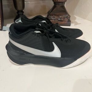 Nike Hustle D Kids Black and Gray Sneakers